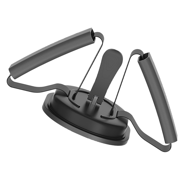 Sit-up Assistent Enhed Multifunktionel Sit-up Udstyr Stang til Indendørs Hjem Fitness Udstyr Sort