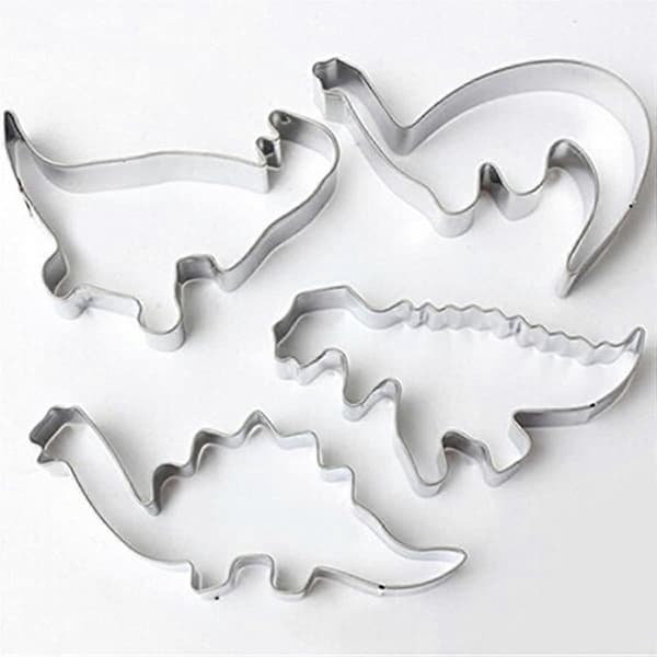 Kitchen Craft Dinosaur-leivänmuottisetti, 4 kpl