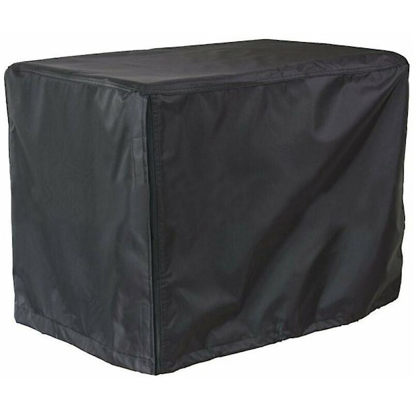 Svart vanntett generatordeksel - 81x61x61cm, vindtett og støvtett, laget av 210D Oxford-stoff
