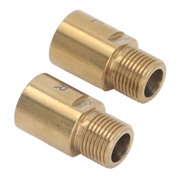 1 pari Polkupyörän Poljinpidennys Teräs 20mm Kulta Extended Pedal Spacer 9/16 tuuman kierteisille polkimille Pyörä