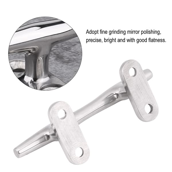 4 Tommer Heavy Duty Bådklods Hul Basis Rustfrit Stål til Marine Yacht