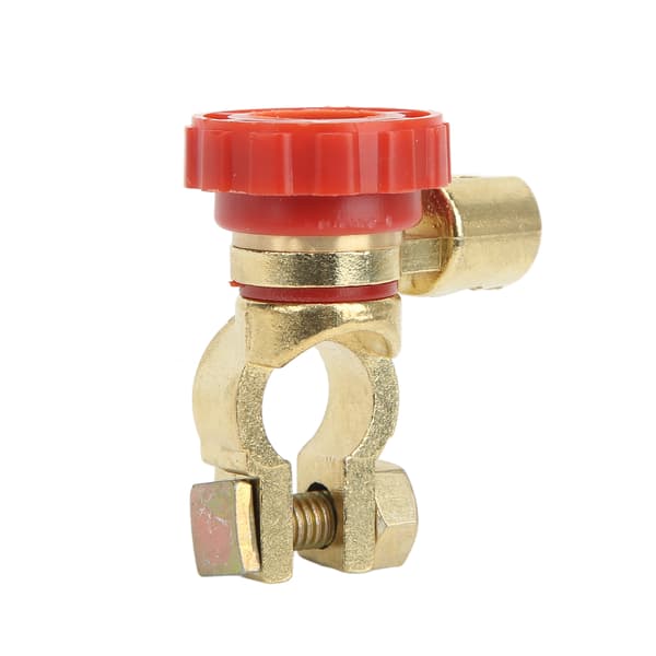 Bilbatteri Link Terminal Messing 100A 1,5-1,7 cm Rustfri Sikker Afbryder Universal til Både RV ATV