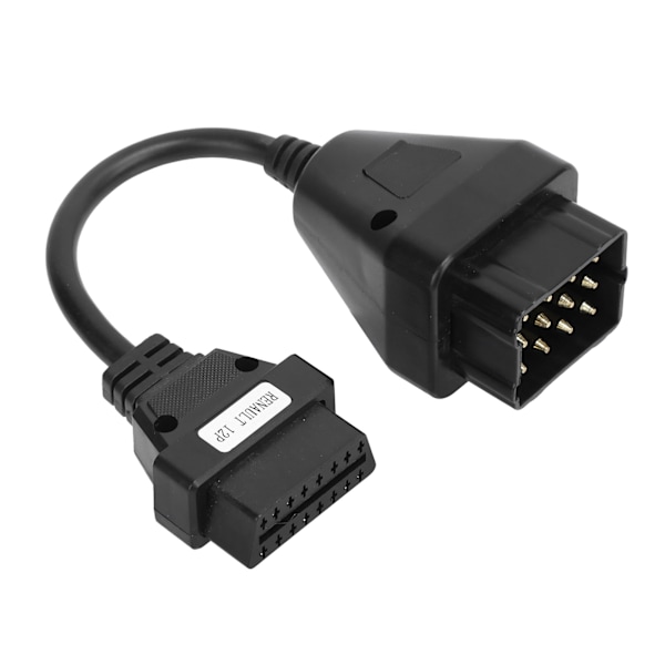 Ammattimainen OBD2-sovitin 12-nastainen 16-nastaiseen Autodiagnostiikan jatkokaapeli