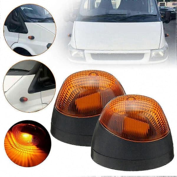 Indikatorlys Sidelygte Blinklys Kompatibel med d Transit MK6 MK7 2002-2013 black  yellow