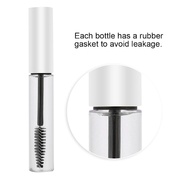 5 färger 10 ml Tom Mascara Tube med ögonfransstav Tom Mascara behållare flaska #5