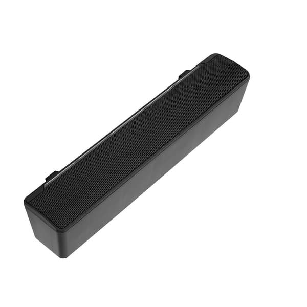 Stereo Soundbar med USB-kabeltilslutning til PC-mobiltelefoner (sort)