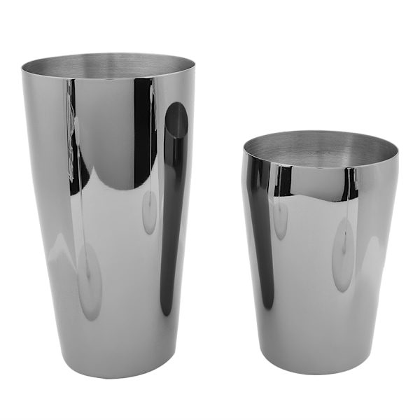 2 stk Boston Cocktail Shaker Cup Bar Blanding Drikk Bartender Verktøy i Rustfritt Stål
