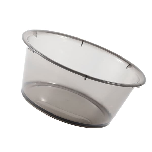 Large Transparent Washbasin Household Plastic Simple Thickened Washbasin Student Dormitory Plastic Basin Gray