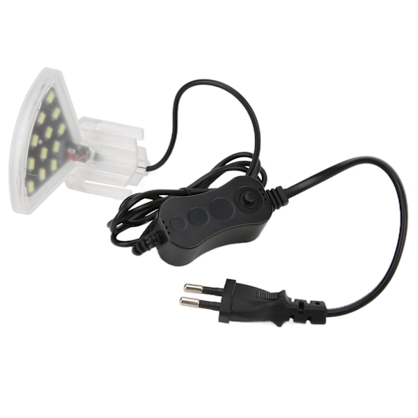 Akvarie LED-lys Aquarium LED Clip Hvidt lys til akvariebelysning EU-stik 220V