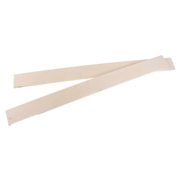 2 st träribbor, madrassstöd, enkel montering 23,4x2x0,3 tum Light Brown 59.50X5.30X0.80CM