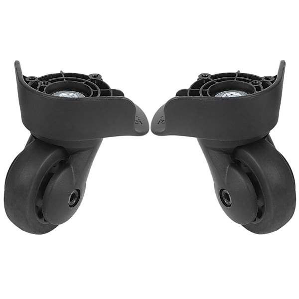 Et par A65 sorte rejsekufferthjul Mute Wheel Universal Bagageudskiftning Udendørsmateriale L
