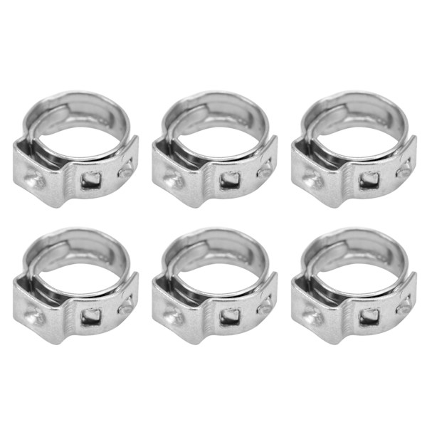 20 stk slangeklemmer forbedrer korrosjonsbestandighet Motstandsdyktig Justerbar dobbeltrådsslangeklemme for industri 11,3-13,8 mm