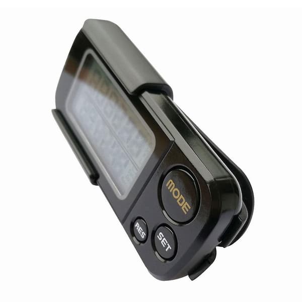 Realalt 3D Skritteller med Klips Kompatibel med Gåing, Jogging og Løping
