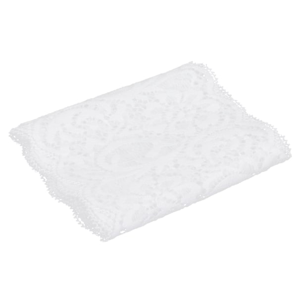 Pitsinauha Vaatteiden Koristeet Askartelutarvikkeet DIY Materiaalit 10 Jaardia 10cm Leveys Valkoinen