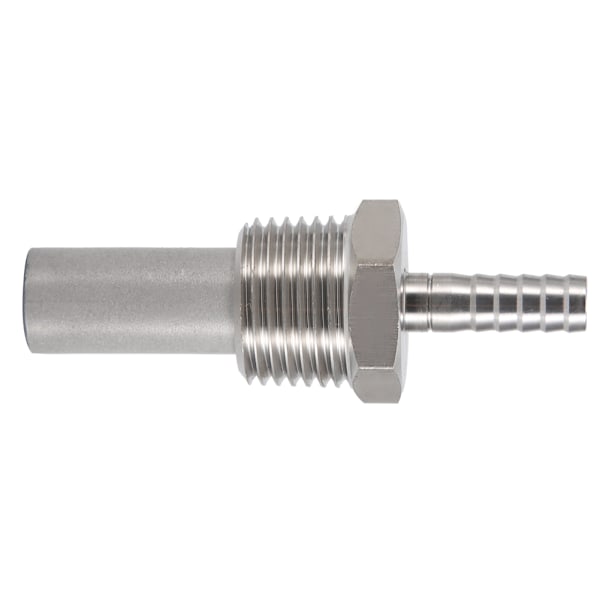1/2\" MPT Oksygensten 1/4' Barb Inline Karbonering Lufting Hjemmebrygg Sten (0,5 mikron)