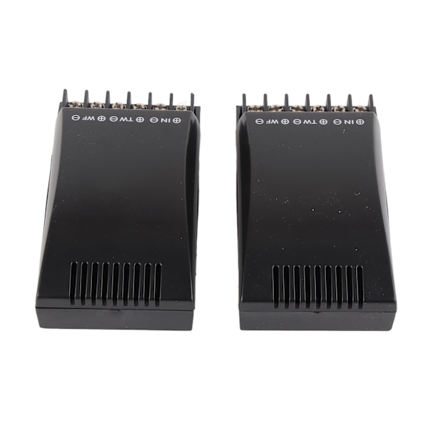 2 stk Bil Lyd Delefilter 2 Veis 100W Utgang 12V Riktig Lyd ABS Skall Bil Høytaler Delefilter for Kjøretøy