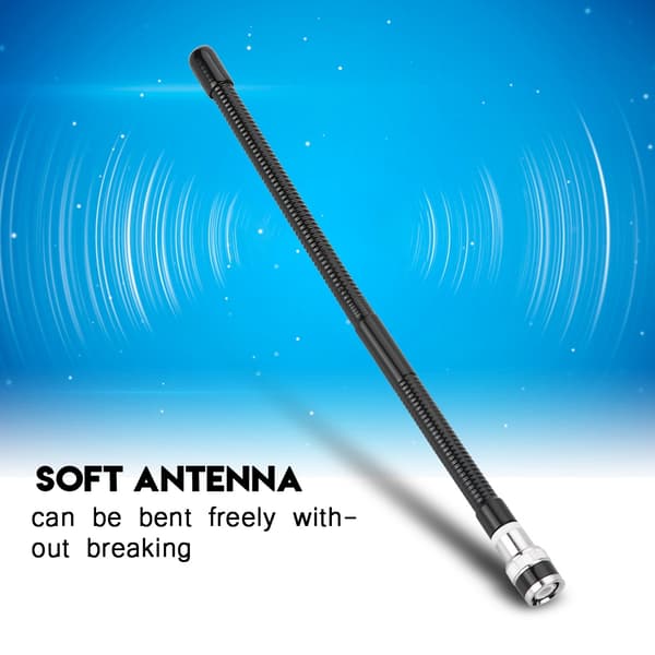 27MHz BNC han-blød antenne til walkie talkie