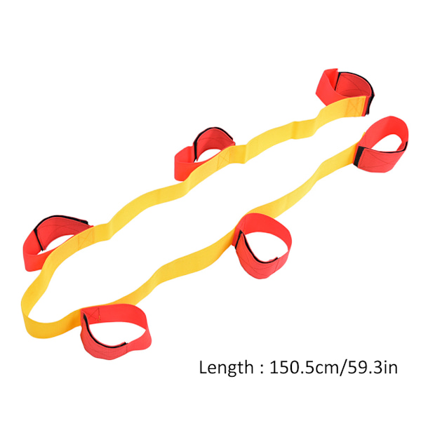 1 par utomhussportutrustning Flerspelarben med fast bälte Teamwork Game Interactive Toys6 personers bälte