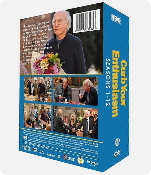Curb Your Enthusiasm Sæson 1-12 (2024) DVD 25-disc Boxset Engelsk version[LD]
