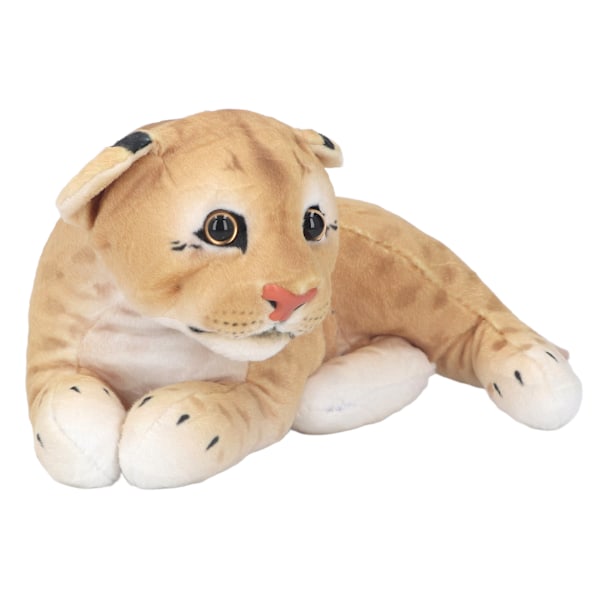 Plysch gosedjur Docka Söt Simulering Djungel Djur Mjukt foder Djur Plysch Doll Leksak för Vardagsrum Sovrum Lejon