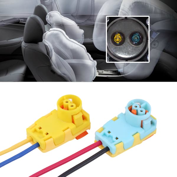Par Airbag-säkerhetskontaktdon för Clockspring-kabel för Sonata Verano Focus Volt