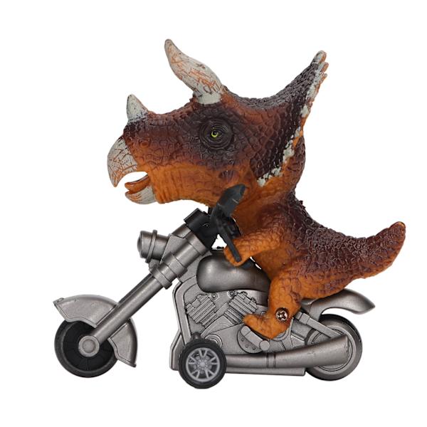 Dinosaur Riding Motorcykel Simulering Utsökt interaktiv pedagogisk Tröghet Motorcykelleksaker för barn över 3 år Gul