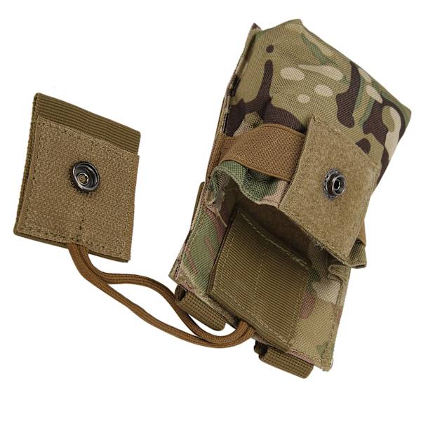 Multifunktionel Molle Radioholder Hylster Walkie Talkie Taske til Tovejsradio (Army Green)