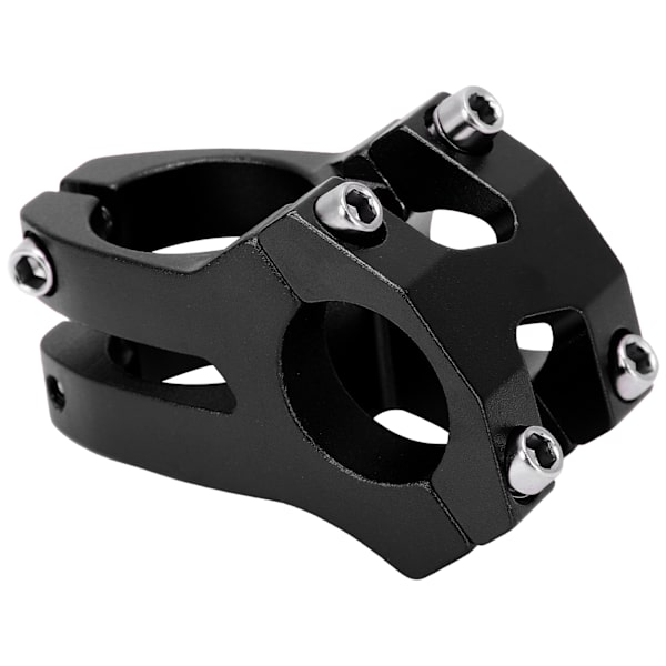 LUNJE 25,4x35MM Cykelstyr Kort Frempind Riser Aluminiumlegering Cykel Hul Frempind Sort