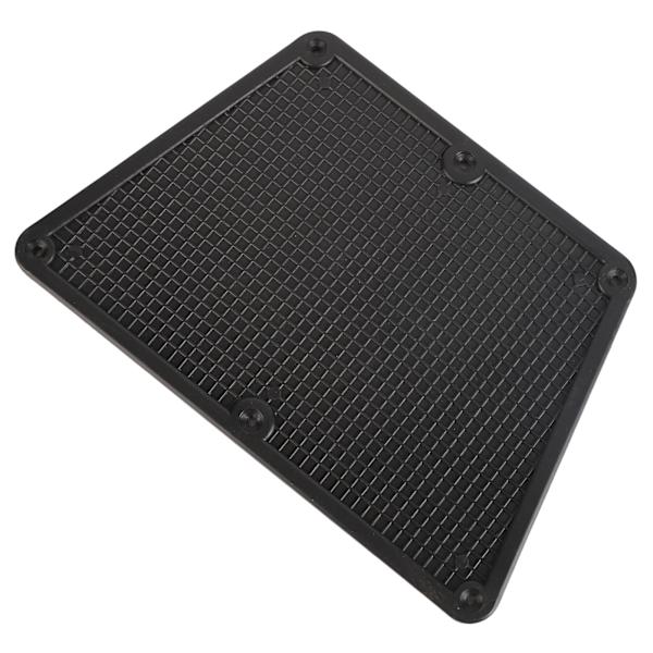Plast hækplade til påhængsmotor Plate Pad til oppustelig båd Yacht Kajak Kano Fiskebåd Sort
