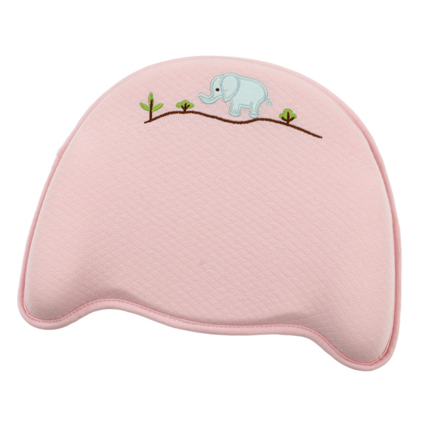 Baby Formpude Mjuk Åndbar Ergonomisk Forebygger Fladt Hoved Amning Sovepude Rosa 11,61 X 9,06 X 0,79in