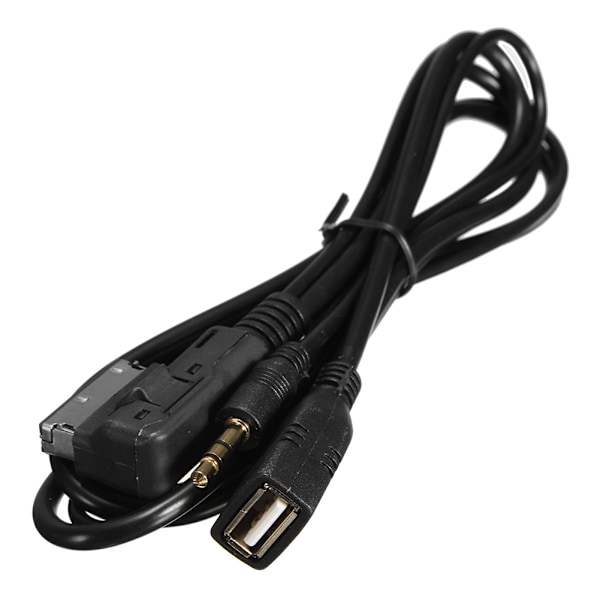 Musik MDI AMI MMI-gränssnitt USB+Laddare AUX-kabel för A6L A8L Q7 A3 A4L A5 A1