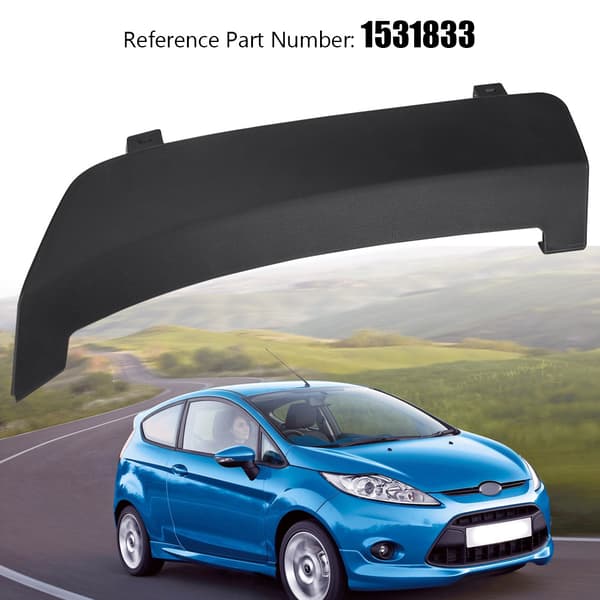 Bil bagerste stødfanger træk-øje krogbeskyttelse til Ford Fiesta MK7 2008-2016