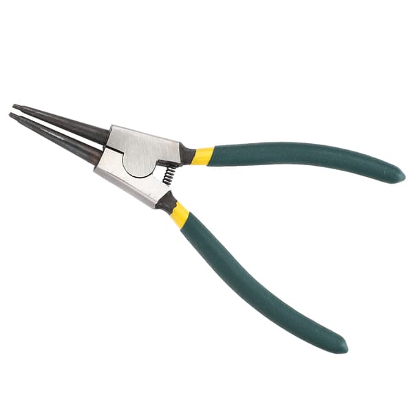 Straight External Circlip Pliers Tool Steel Spring Loaded Handle Snap Ring Pliers