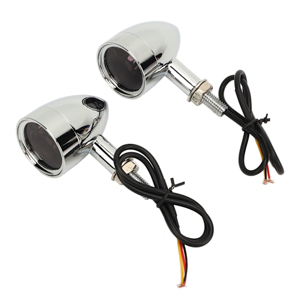1 Par Blinkers 10mm Hög Ljusstyrka Stabil Motorcykel Blinkers Ersättning för Suzuki för Bobber Chopper