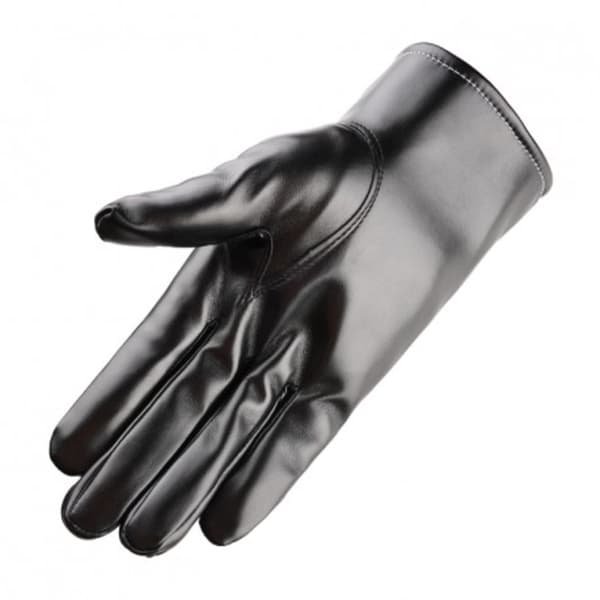 Premium Læderhandsker Touch Ægte Læder Unisex Svart black