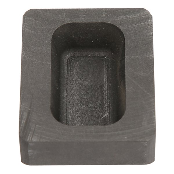 Grafitgötform T-typ Värmestabilitet Snabbkylning Uppvärmning Smycken Raffineringsform 45 X 35 X 23 mm