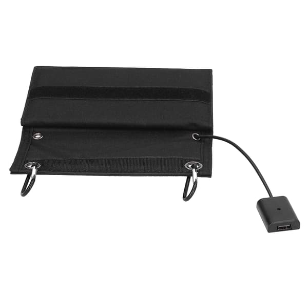 8W 5V USB Solpanel Foldbar Bærbar Monokrystallinsk Solcelleoplader til Udendørs Brug