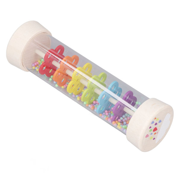 Regnmakare Rain Stick Leksak Trä Färgglad Musikutbildning Rain Stick Shaker för Hemma dagis L