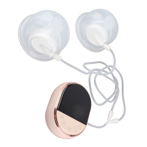 Brystpumpe Dobbel Bærbar Brystpumpe Bærbar Berøringsskjerm Sterk Sug Automatisk Ammepumpe Rosa