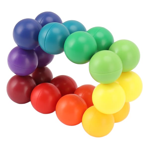 Fidget 3D Puzzle Ball Endless Twisted Stress Relief Educational Bright Color Intelligence Development Puzzle Ball Toy