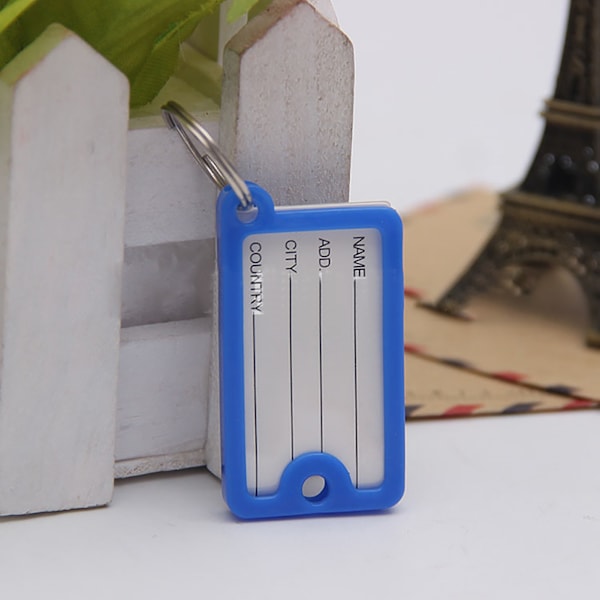72PCS Keys Identifier Lätt att spela in och identifiera Färgglad PP-nyckeletikett för Office School Home