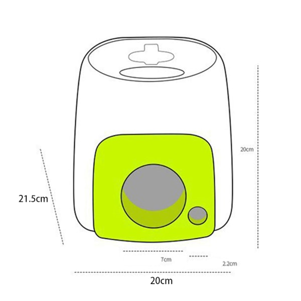 Dog Ball Rolling Machine Interactive Tennis Ball Rolling Machine för inomhus utomhus