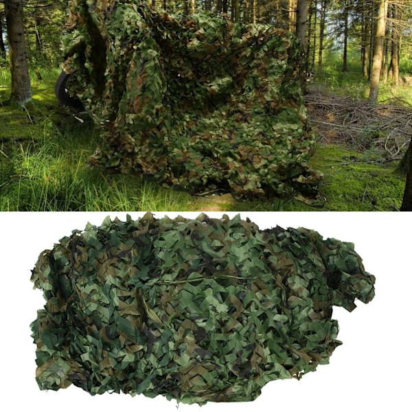 4x5m Utomhuscamping Jungle Camouflage Woodlands Camouflage Net Cover Blinds