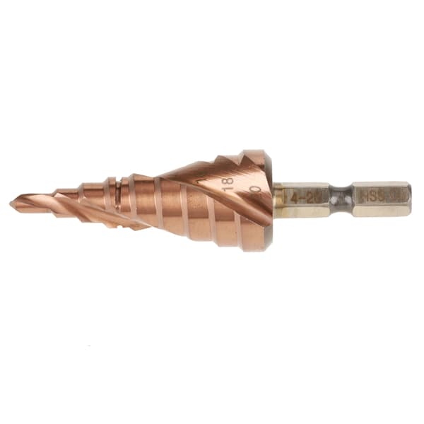 Snabbstål Hex Skaft Spiralspår Steg Kobolt Borr 4-20mm