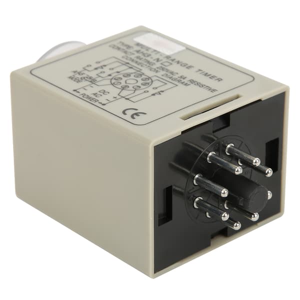 Forsinkelsestidsrelæ Mini Multi Tidsperiode Justerbar A B Mode AH3 NA AC220V 50/60Hz