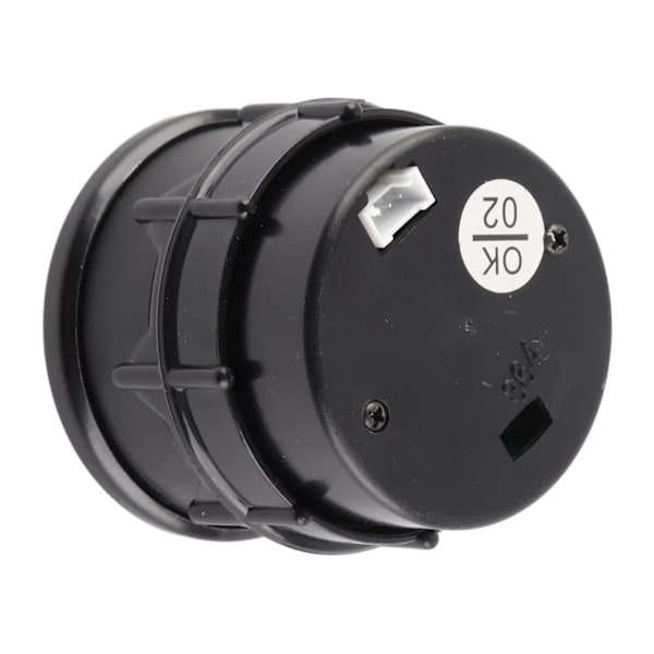 2-i-1 12V Turbo Boost-mätare ‑30‑30PSI Mätintervall Tryckmätare Vit Ljus Universal