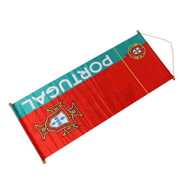 Fotbollsflagga 2022 Fotbollsfans hängande flaggor för barskolan Sports Club Trädgårdslobbydekoration