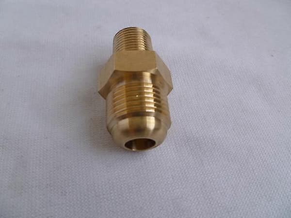 Adapter Gasflaskadapter Högergängad argonadapter Kompatibel med regulator (guld) (2 st)