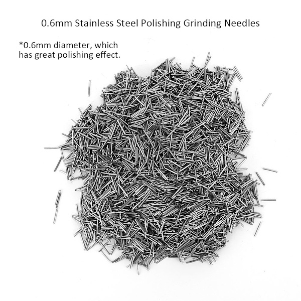 0,6 mm ruostumattomasta teräksestä valmistetut kiillotusneulat Käytännöllinen työkalusarja koruille