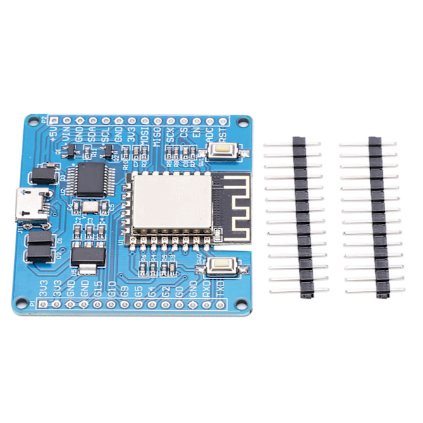 PCB-utviklingskort for Python DC 5V/3.3V spenningsinngang med pinnehode ESP8266